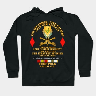 4th Sqdn 12 Cav - 5th ID - Ft Polk LA - Cold War Hoodie